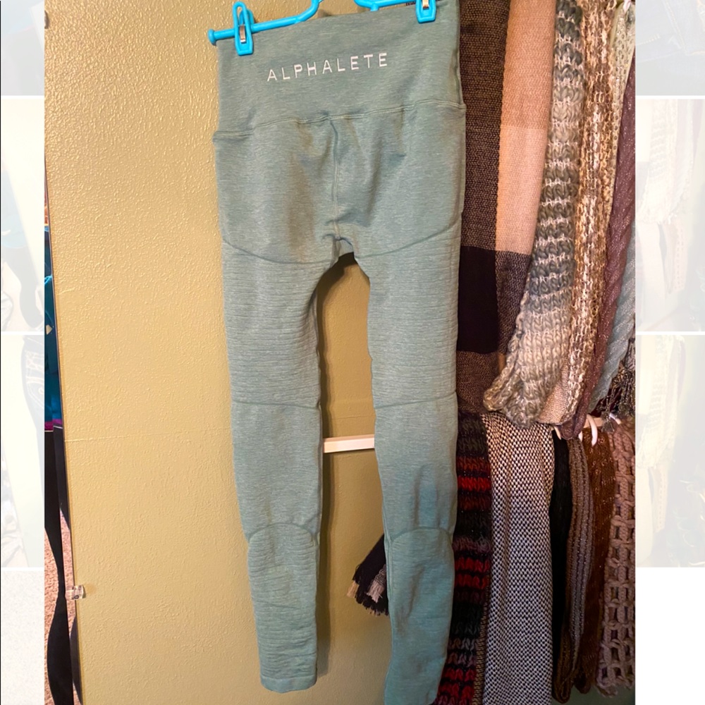 Alphalete Revival Leggings - Jade Green - Small